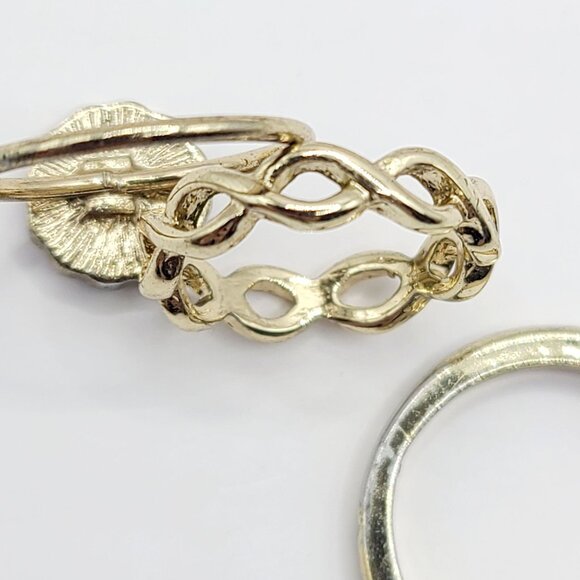 Lot of Five Fashion Rings With Assorted Gemstones & Designs - Picture 11 of 11